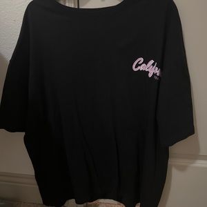 shein oversized black shirt! size L